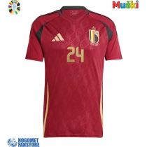 Belgija Amadou Onana #24 Domaci Dres EP 2024 Kratak Rukav